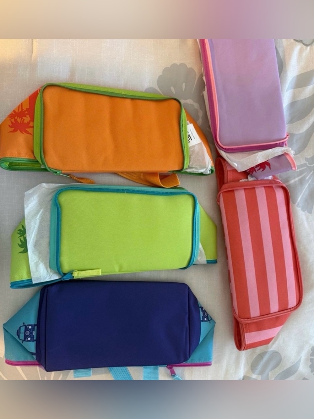 Trader Joe’s insulated lunch boxes in different colors, prices for ONE $29